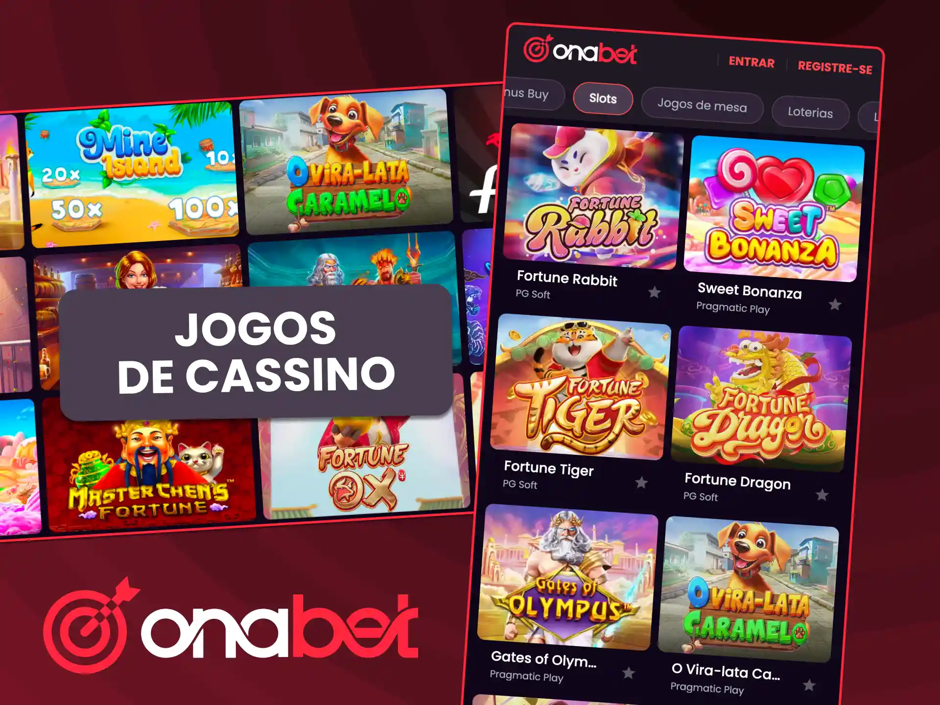 Abra seus jogos favoritos rapidamente no app da OnaBet.
