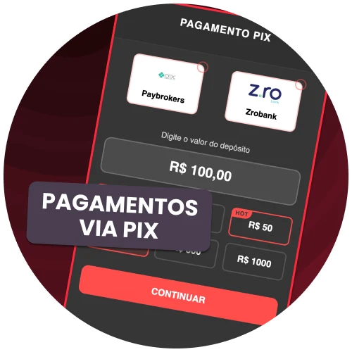 Faça depósitos e saques instantâneos via Pix na OnaBet.