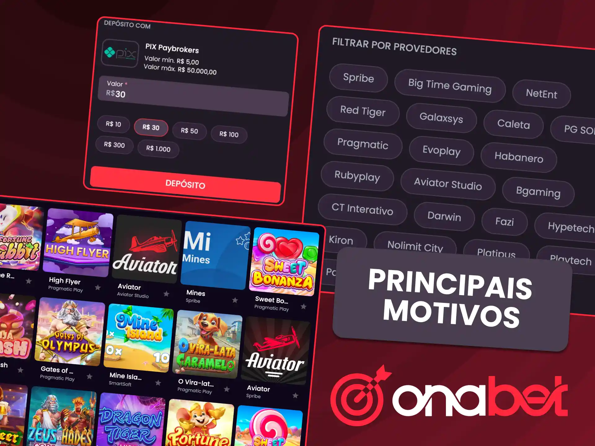 Escolha a OnaBet e aproveite jogos variados com pagamentos rápidos pelo Pix.