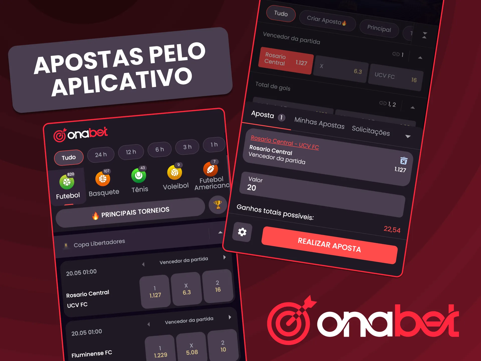 Descubra apostas esportivas móveis da OnaBet com funcionalidades completas e práticas.