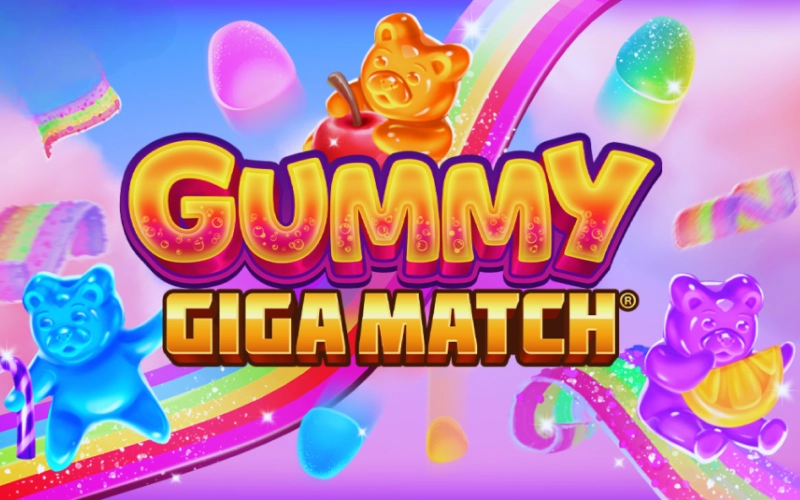 Entre no universo doce de Gummy Giga Match na OnaBet com cascatas e multiplicadores.