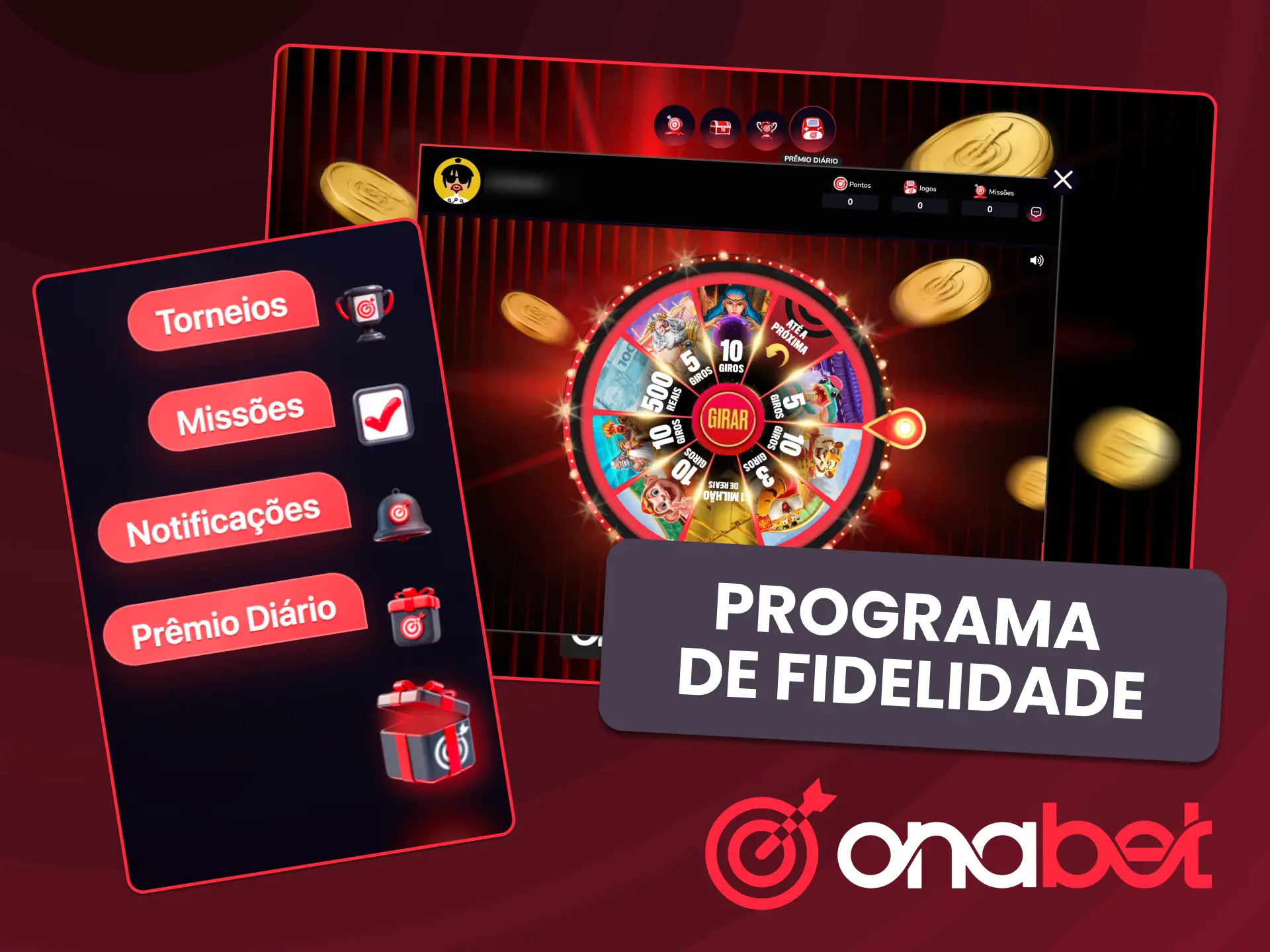 Aproveite o programa de fidelidade da OnaBet.