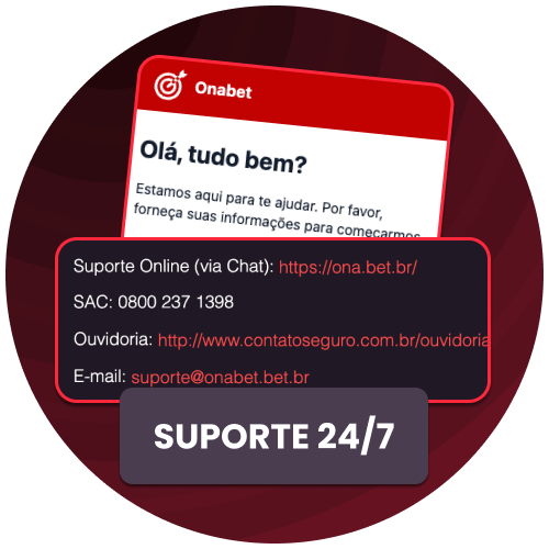 Descubra a praticidade do atendimento da OnaBet com suporte contínuo e eficiente.
