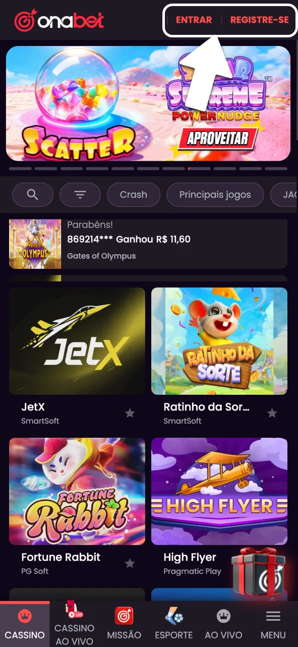 Acesse sua conta agora na OnaBet.