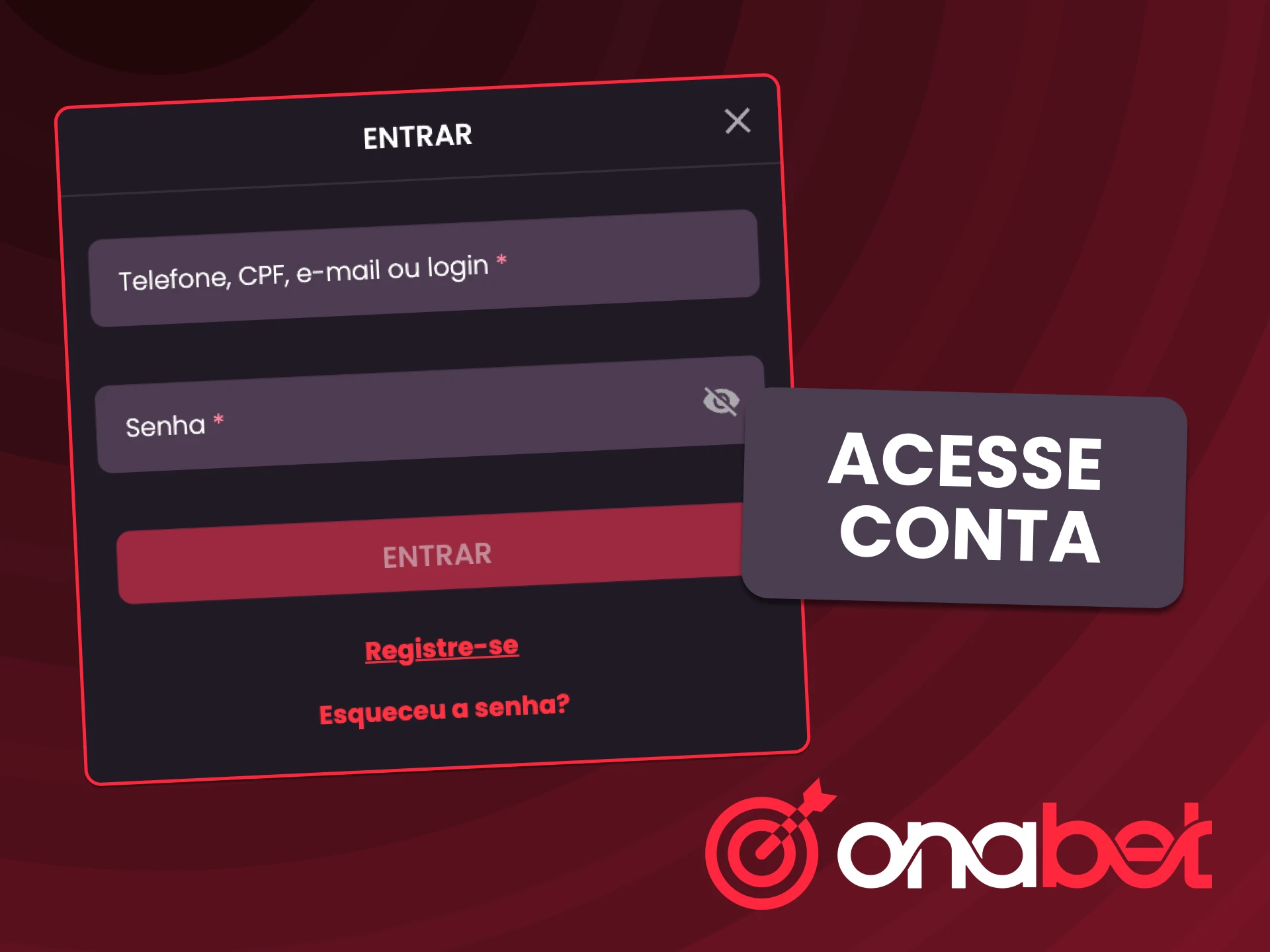 Acesse sua conta oficial na OnaBet com segurança.