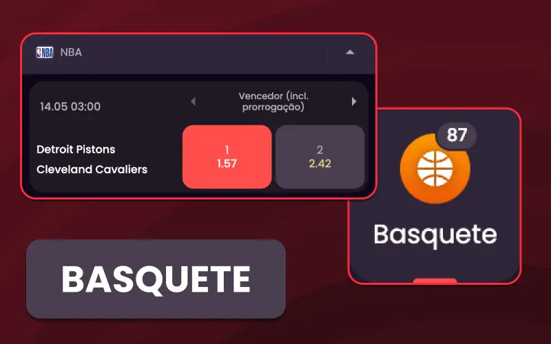 Aposte no vencedor de jogos de basquete na OnaBet.