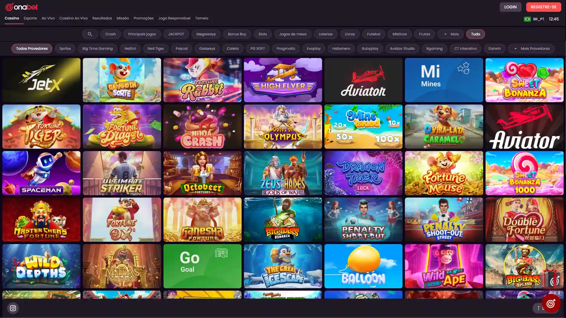 Jogue os melhores jogos de cassino na OnaBet.