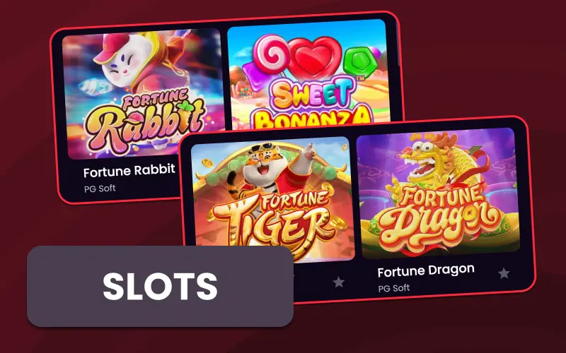 Gire os rolos e alinhe símbolos nos slots da OnaBet.