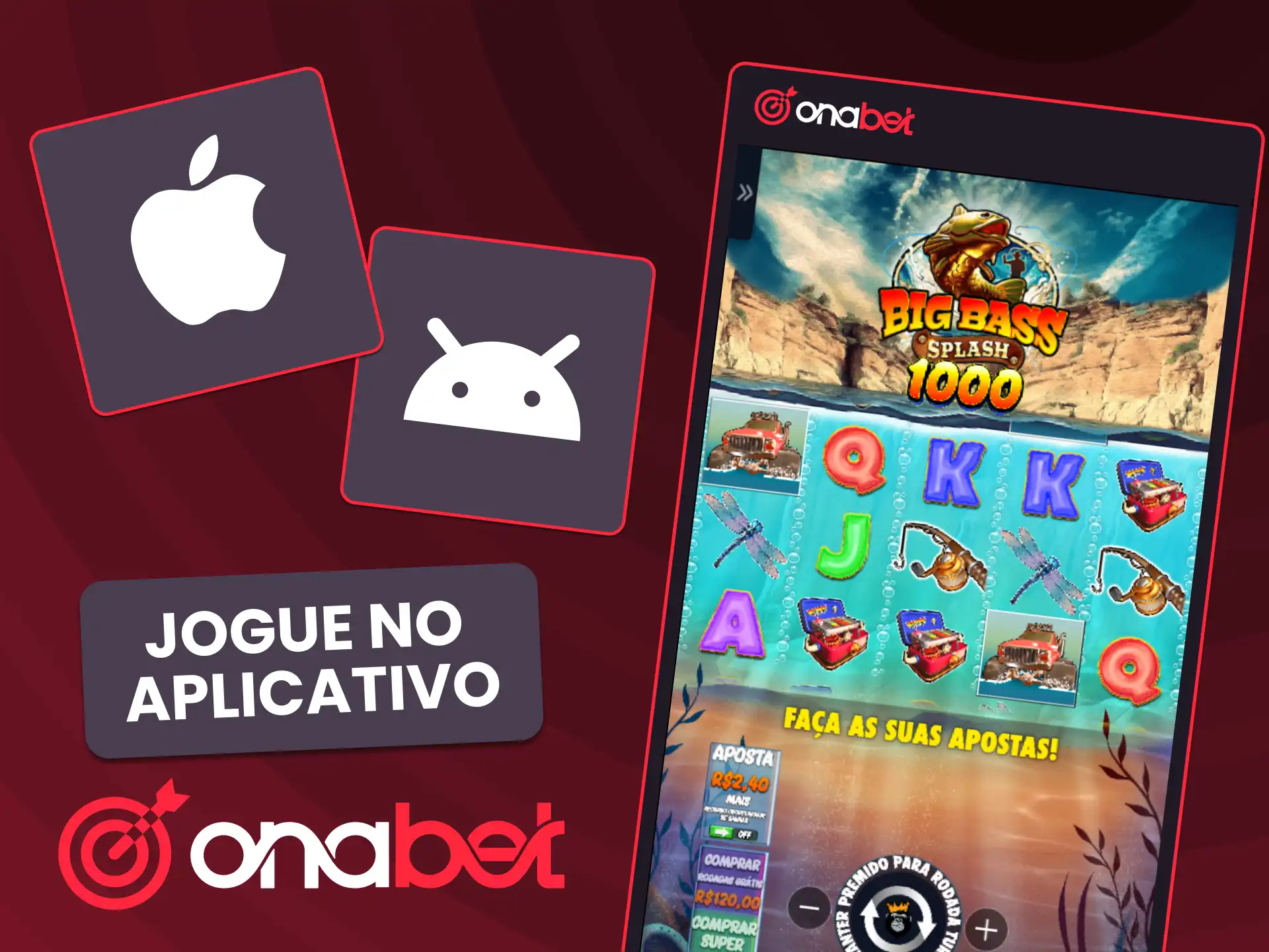 Receba notificações da OnaBet sobre novos slots diretamente no seu smartphone.