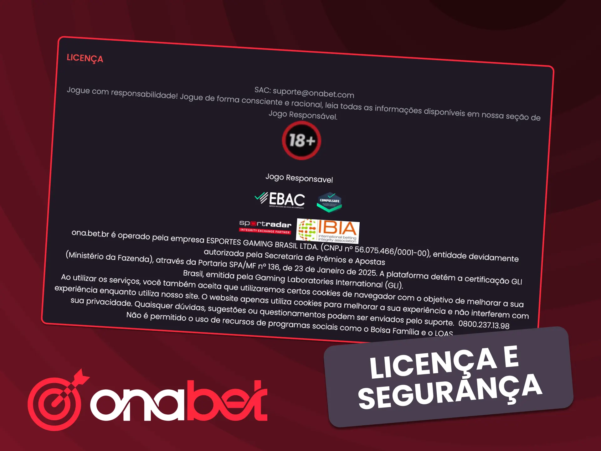 Conheça os processos AML da OnaBet para aumentar a proteção das operações financeiras.
