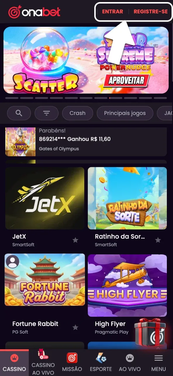 Acesse sua conta agora na OnaBet.